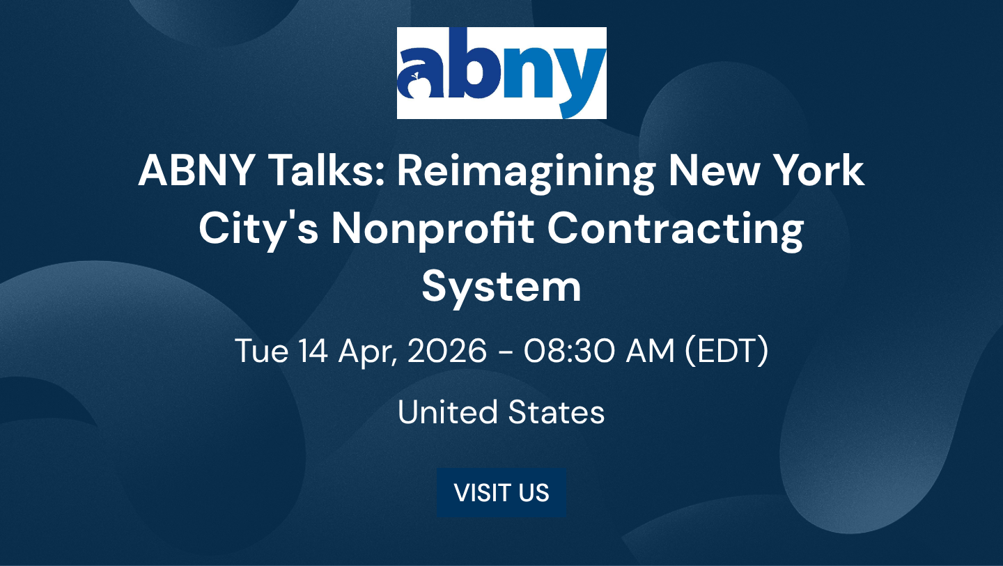 ABNY Talks: Reimagining New York City's Nonprofit Contracting System